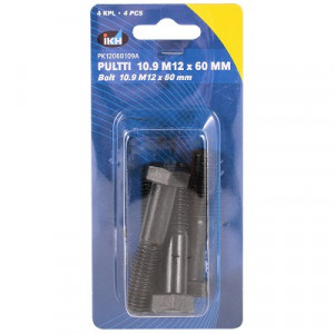 PULTTI M12X60 10.9 4KPL DIN931